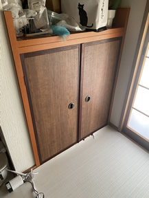 襖紙の張替え実績写真