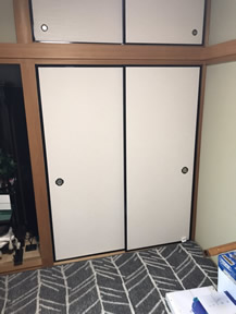 襖紙の張替え実績写真