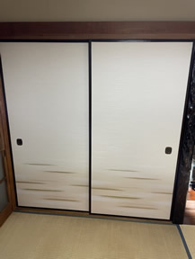 襖紙の張替え実績写真