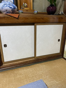 襖紙の張替え実績写真