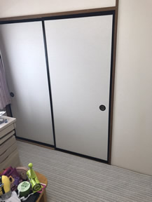 襖紙の張替え実績写真