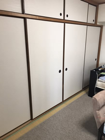 襖紙の張替え実績写真