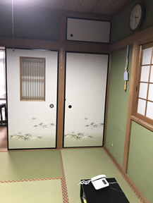 襖紙の張替え実績写真