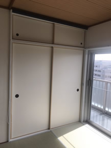 襖紙の張替え実績写真