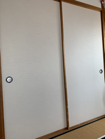 襖紙の張替え実績写真