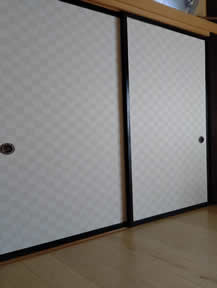 襖紙の張替え実績写真