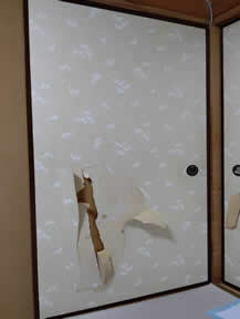 襖紙の張替え実績写真
