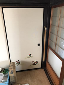 襖紙の張替え実績写真