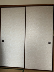 襖紙の張替え実績写真