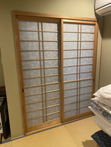 障子の張替え写真