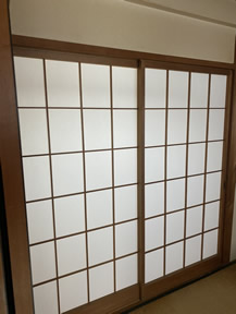 障子の張替え写真