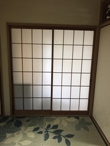 障子の張替え写真