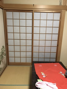 障子の張替え写真