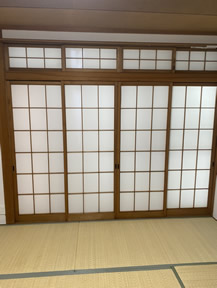 障子の張替え写真