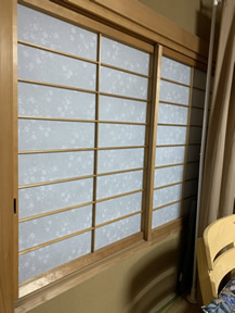 障子の張替え写真