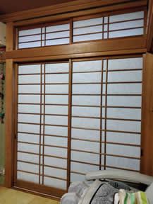 障子の張替え写真