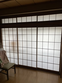 障子の張替え写真