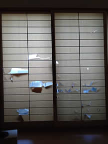 障子の張替え写真