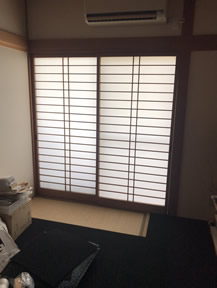 障子の張替え写真