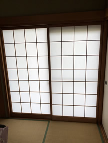 障子の張替え写真