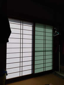 障子の張替え写真