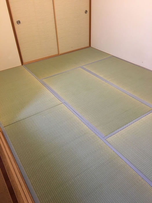 茅ヶ崎市のお客様網戸の張替え写真