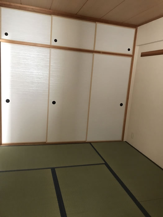 綾部市のお客様襖の張替え写真