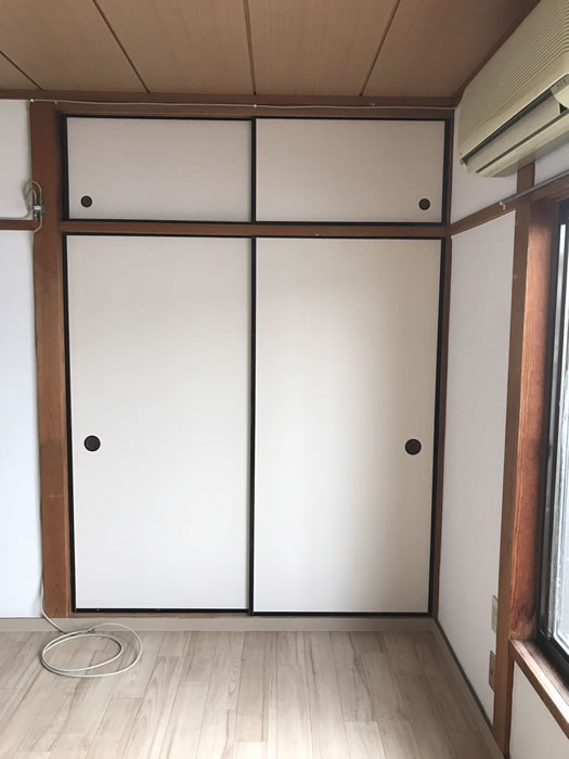 綾部市のお客様襖の張替え写真