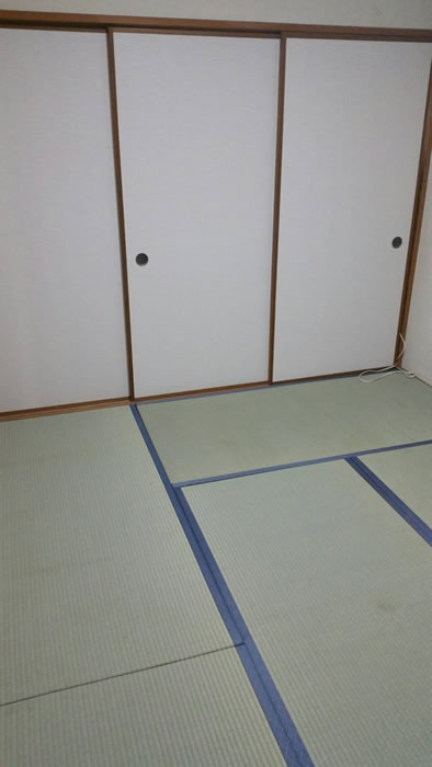 綾部市のお客様網戸の張替え写真