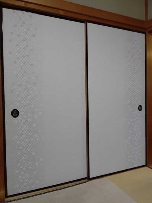 城陽市のお客様襖の張替え写真
