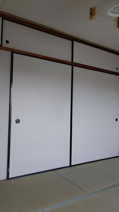 亀岡市のお客様襖の張替え写真