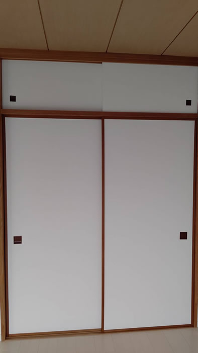 木津川市のお客様襖の張替え写真