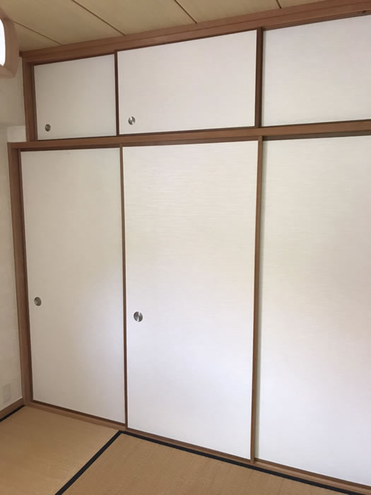 木津川市のお客様襖の張替え写真
