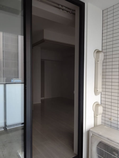 京都市東山区のお客様網戸の張替え写真