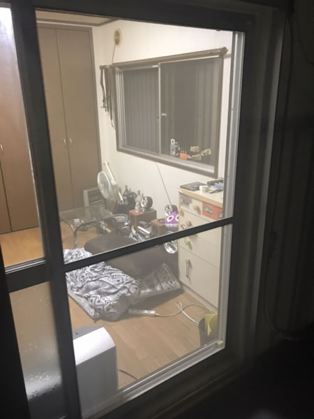 京都市東山区のお客様網戸の張替え写真