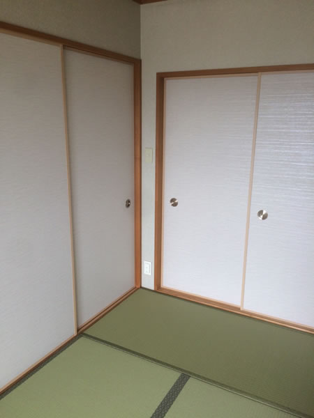 京都市東山区のお客様襖の張替え写真