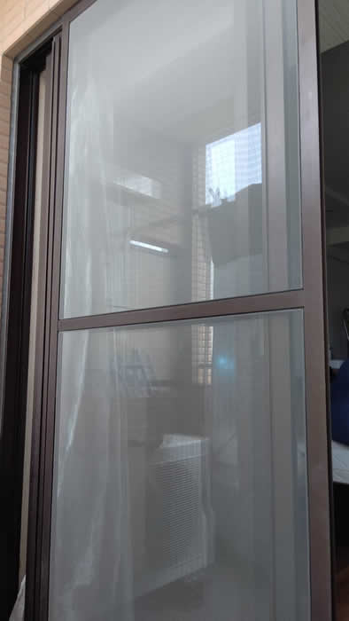 京都市上京区のお客様網戸の張替え写真