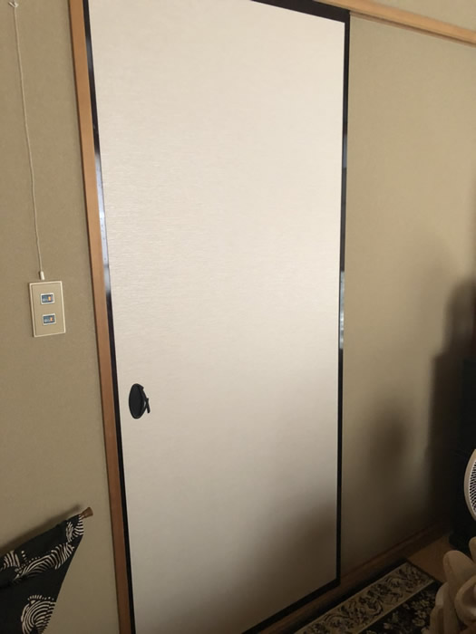 京都市上京区のお客様襖の張替え写真