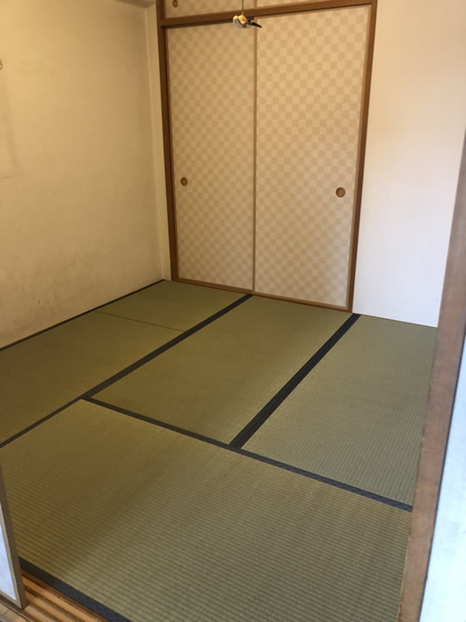 京都市上京区のお客様網戸の張替え写真