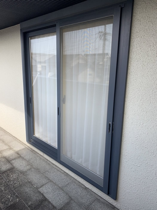 京都市北区のお客様網戸の張替え写真