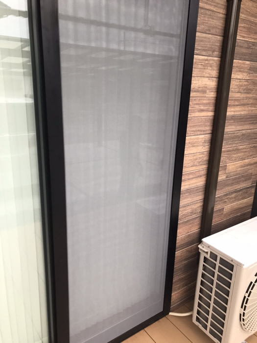 京都市北区のお客様網戸の張替え写真