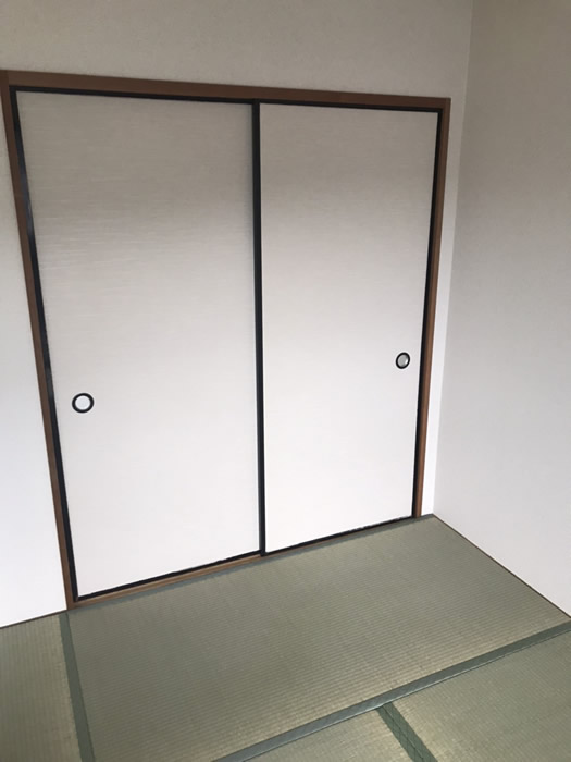 京都市北区のお客様襖の張替え写真