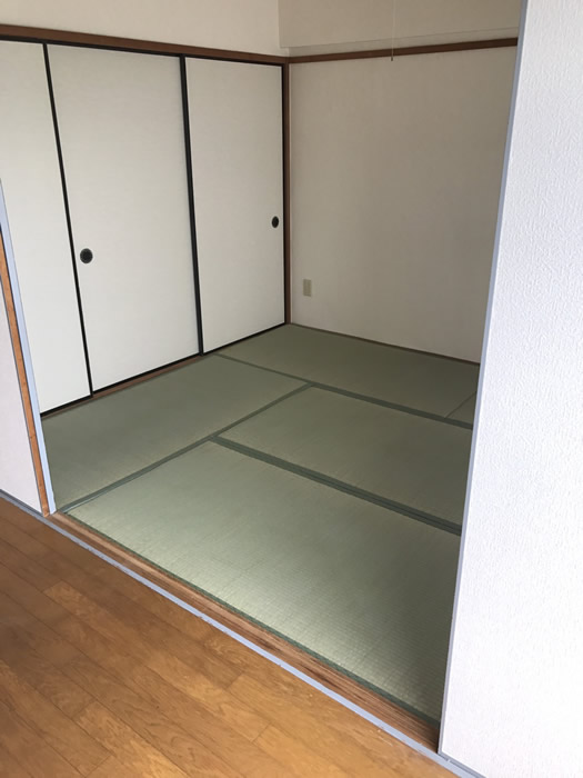 京都市右京区のお客様網戸の張替え写真