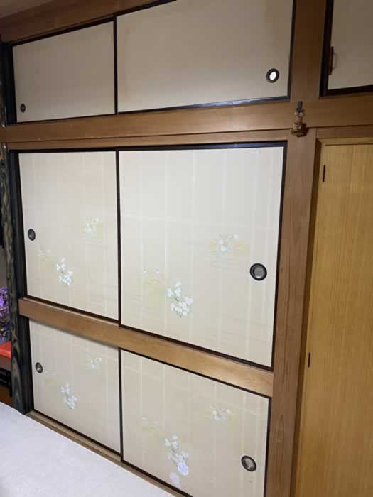長岡京市のお客様襖の張替え写真
