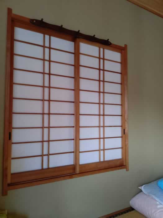 長岡京市のお客様障子の張替え写真