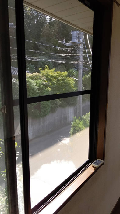 南丹市のお客様網戸の張替え写真