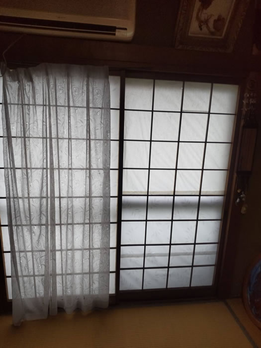 南丹市のお客様障子の張替え写真