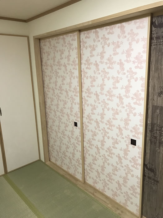 宇治市のお客様襖の張替え写真