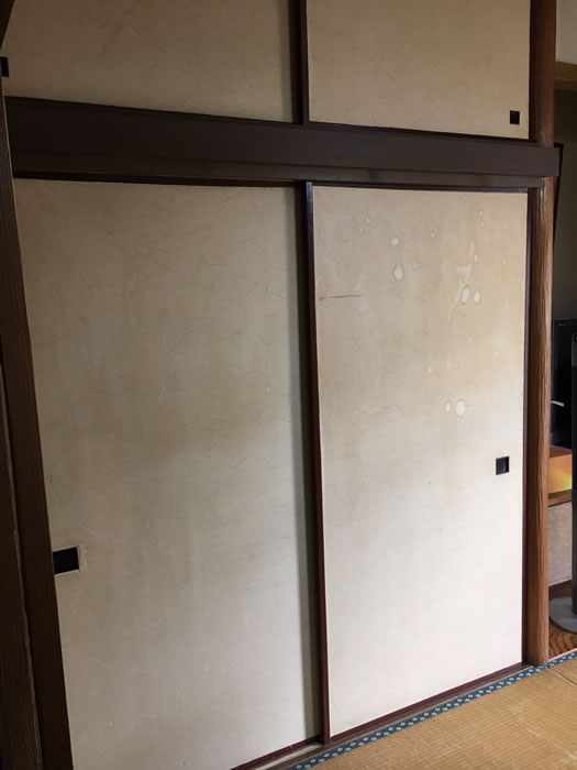 宇治市のお客様襖の張替え写真