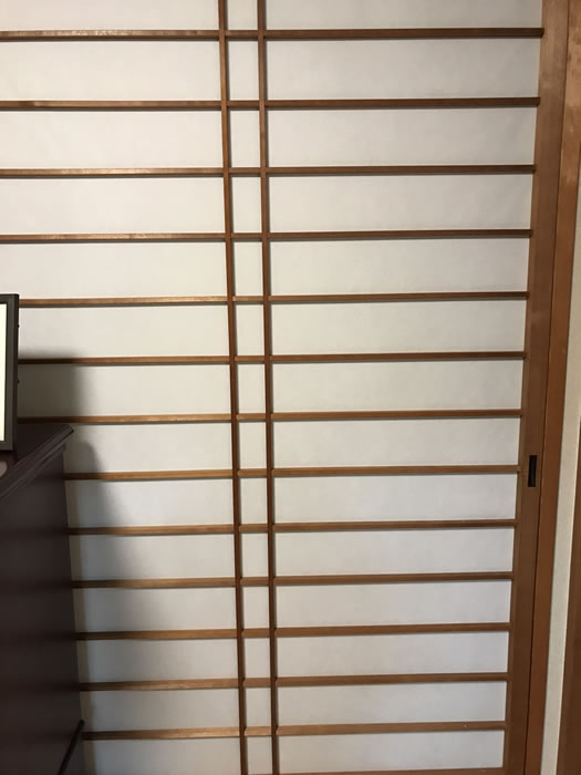宇治市のお客様障子の張替え写真